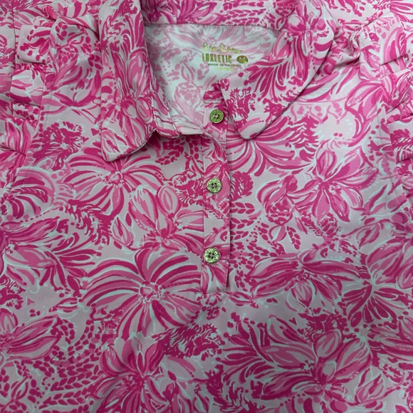 Lilly Pulitzer Dress with Short Pink Floral Mini Dress - Picture 3 of 10